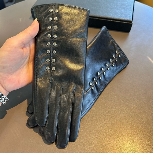 Replica Chrome Hearts Gloves For Women #1269565 $45.00 USD for Wholesale