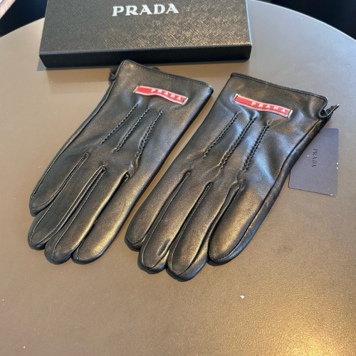 Replica Prada Gloves For Men #1269568 $52.00 USD for Wholesale