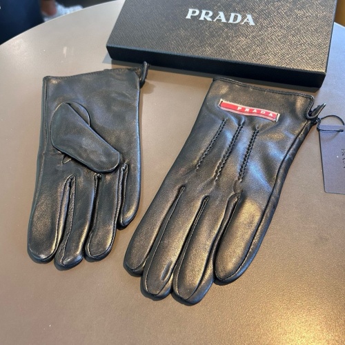 Replica Prada Gloves For Men #1269568 $52.00 USD for Wholesale