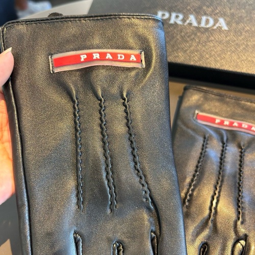 Replica Prada Gloves For Men #1269568 $52.00 USD for Wholesale