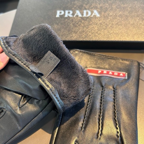 Replica Prada Gloves For Men #1269568 $52.00 USD for Wholesale