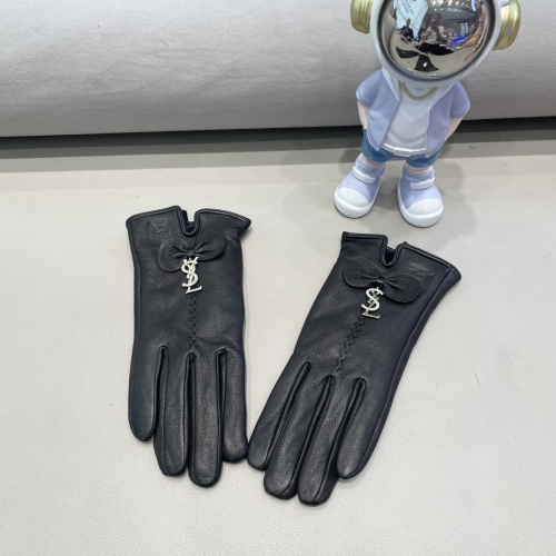 Wholesale Yves Saint Laurent Gloves For Women #1269596 $48.00 USD, Wholesale Quality Replica Yves Saint Laurent Gloves