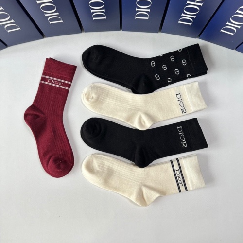 Replica Christian Dior Socks #1269609 $29.00 USD for Wholesale