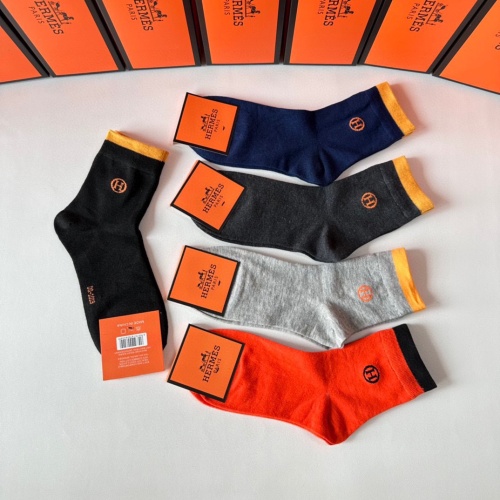 Replica Hermes Socks #1269636 $29.00 USD for Wholesale