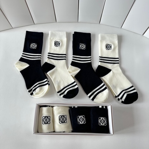 Wholesale Loewe Socks #1269637 $29.00 USD, Wholesale Quality Replica Loewe Socks