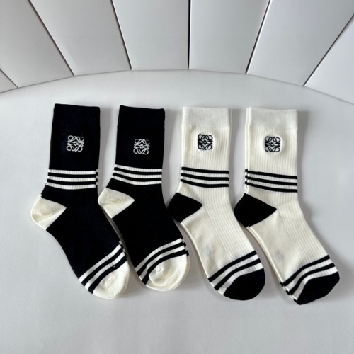 Replica Loewe Socks #1269637 $29.00 USD for Wholesale