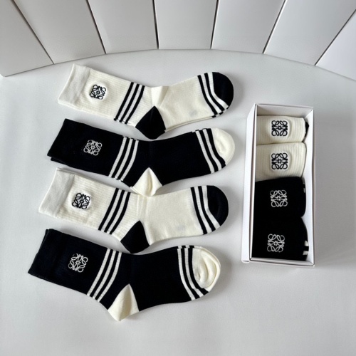 Replica Loewe Socks #1269637 $29.00 USD for Wholesale