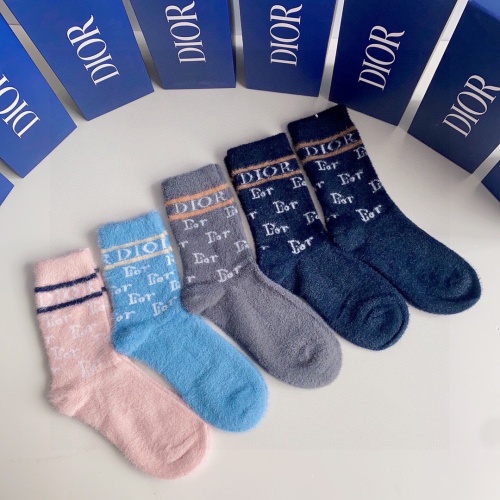 Replica Christian Dior Socks #1269638 $29.00 USD for Wholesale