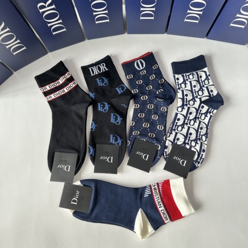 Replica Christian Dior Socks #1269644 $27.00 USD for Wholesale