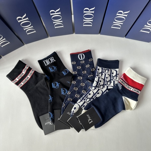 Replica Christian Dior Socks #1269644 $27.00 USD for Wholesale