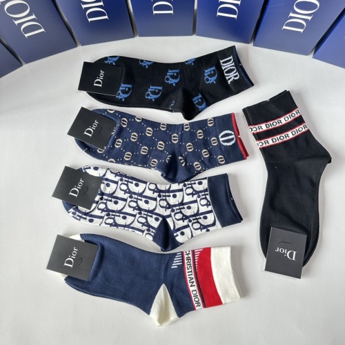 Replica Christian Dior Socks #1269644 $27.00 USD for Wholesale