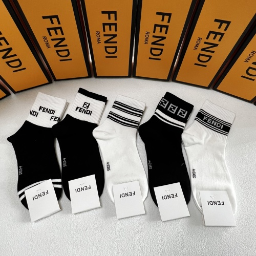 Wholesale Fendi Socks #1269646 $27.00 USD, Wholesale Quality Replica Fendi Socks