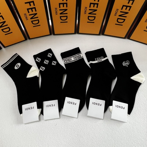 Wholesale Fendi Socks #1269647 $27.00 USD, Wholesale Quality Replica Fendi Socks