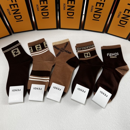 Wholesale Fendi Socks #1269648 $27.00 USD, Wholesale Quality Replica Fendi Socks