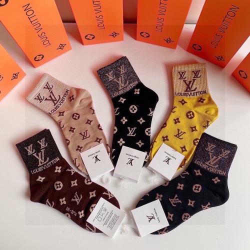 Replica Louis Vuitton LV Socks #1269655 $27.00 USD for Wholesale