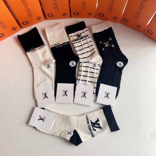 Replica Louis Vuitton LV Socks #1269657 $29.00 USD for Wholesale