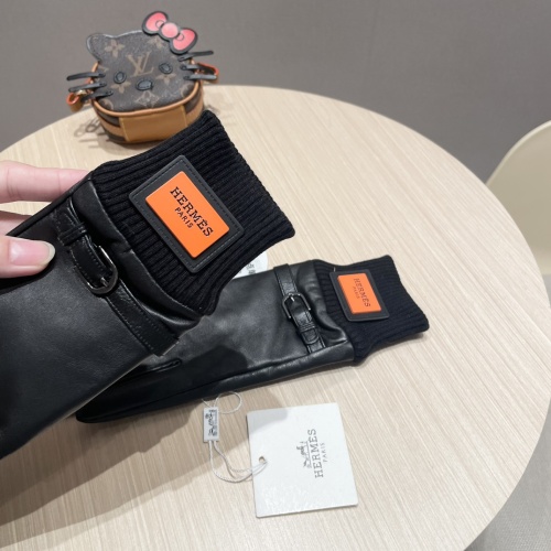 Replica Hermes Gloves For Women #1269677 $48.00 USD for Wholesale