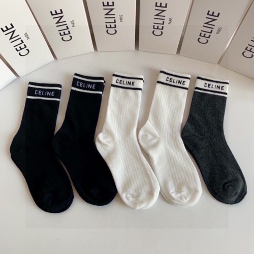 Wholesale Celine Socks #1269737 $29.00 USD, Wholesale Quality Replica Celine Socks