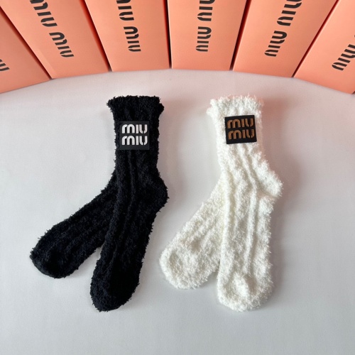 Wholesale MIU MIU Socks #1269739 $29.00 USD, Wholesale Quality Replica MIU MIU Socks