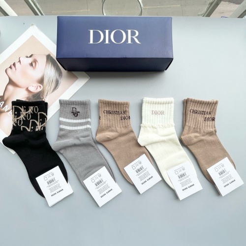 Replica Christian Dior Socks #1269749 $27.00 USD for Wholesale