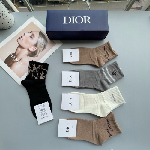 Replica Christian Dior Socks #1269749 $27.00 USD for Wholesale