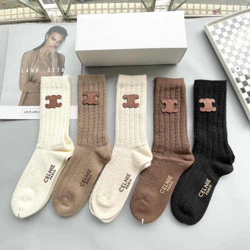 Wholesale Celine Socks #1269754 $39.00 USD, Wholesale Quality Replica Celine Socks