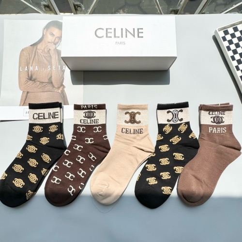 Wholesale Celine Socks #1269759 $27.00 USD, Wholesale Quality Replica Celine Socks