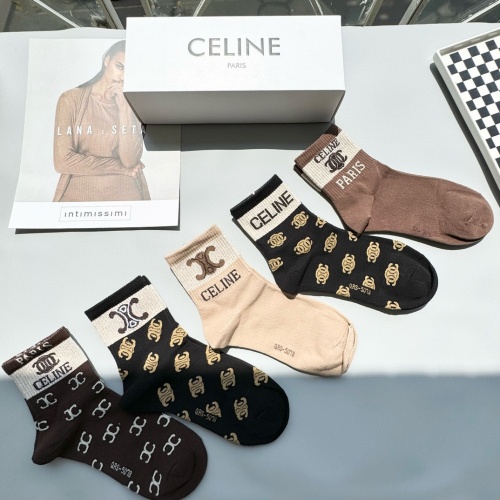 Replica Celine Socks #1269759 $27.00 USD for Wholesale