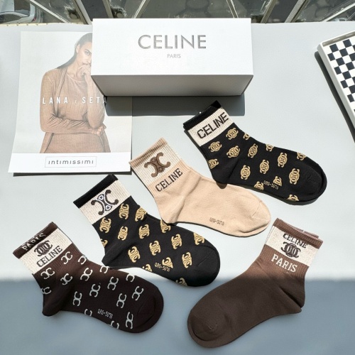 Replica Celine Socks #1269759 $27.00 USD for Wholesale