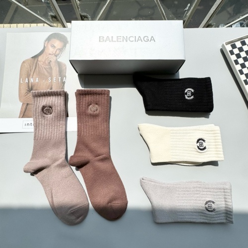 Replica Balenciaga Socks #1269769 $29.00 USD for Wholesale