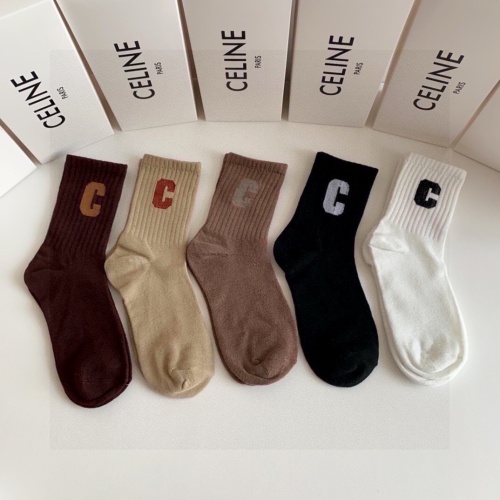 Wholesale Celine Socks #1269780 $29.00 USD, Wholesale Quality Replica Celine Socks