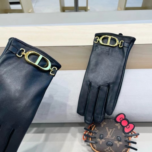 Replica Christian Dior Gloves For Women #1269815 $45.00 USD for Wholesale