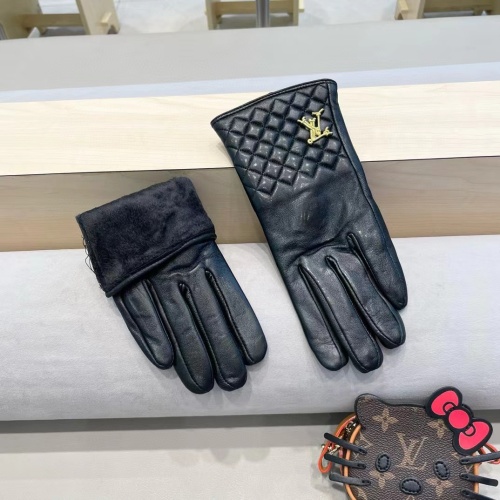 Replica Louis Vuitton LV Gloves For Women #1269816 $48.00 USD for Wholesale