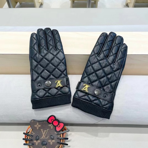 Replica Louis Vuitton LV Gloves For Men #1269817 $48.00 USD for Wholesale