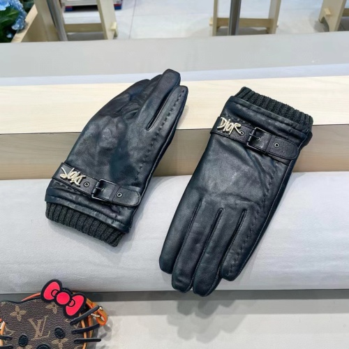 Replica Christian Dior Gloves For Men #1269820 $52.00 USD for Wholesale