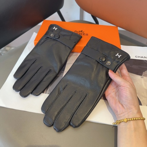 Wholesale Hermes Gloves For Men #1269821 $48.00 USD, Wholesale Quality Replica Hermes Gloves