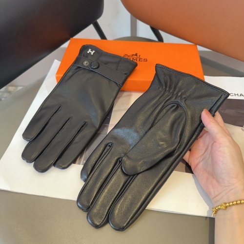 Replica Hermes Gloves For Men #1269821 $48.00 USD for Wholesale