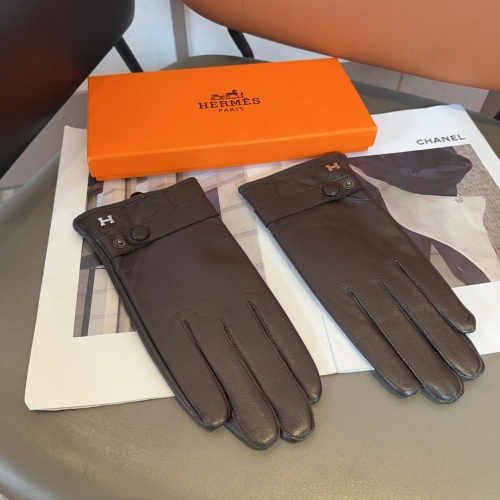 Replica Hermes Gloves For Men #1269822 $48.00 USD for Wholesale