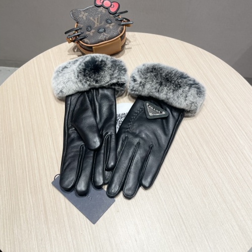 Replica Prada Gloves For Men #1269827 $52.00 USD for Wholesale