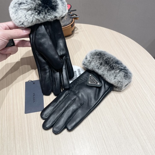 Replica Prada Gloves For Men #1269827 $52.00 USD for Wholesale