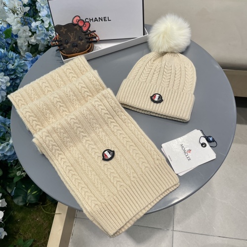 Wholesale Moncler Hat and Scarf Set #1269907 $64.00 USD, Wholesale Quality Replica Moncler Hat and Scarf and Glove Set