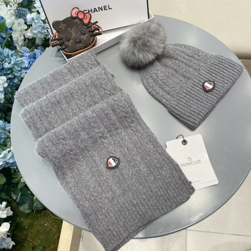 Wholesale Moncler Hat and Scarf Set #1269908 $64.00 USD, Wholesale Quality Replica Moncler Hat and Scarf and Glove Set