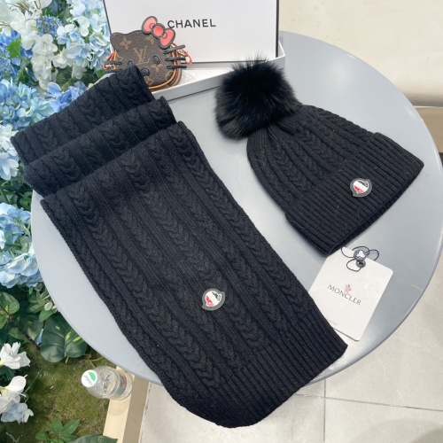 Wholesale Moncler Hat and Scarf Set #1269909 $64.00 USD, Wholesale Quality Replica Moncler Hat and Scarf and Glove Set