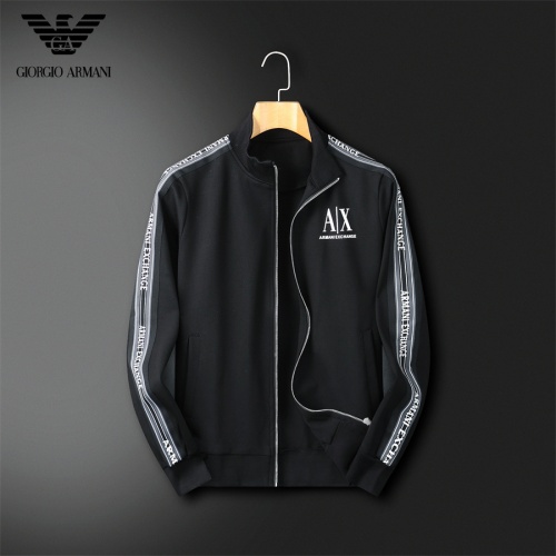 Replica Armani Tracksuits Long Sleeved For Men #1269916 $92.00 USD for Wholesale