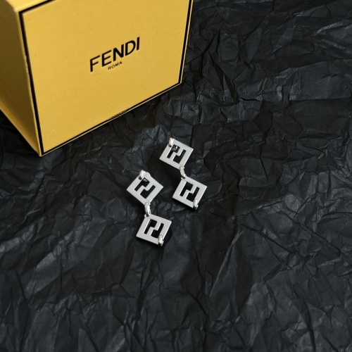 Wholesale Fendi Earrings For Women #1269933 $38.00 USD, Wholesale Quality Replica Fendi Earrings