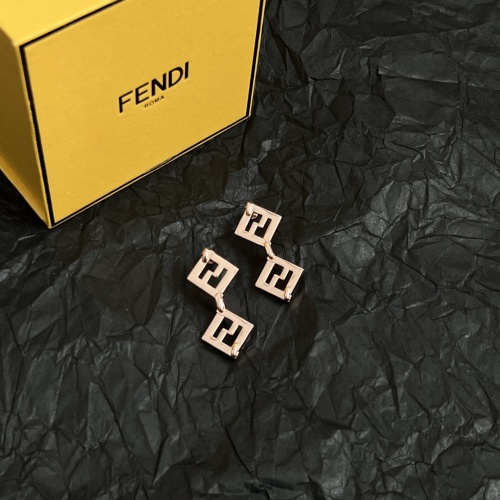 Wholesale Fendi Earrings For Women #1269934 $38.00 USD, Wholesale Quality Replica Fendi Earrings