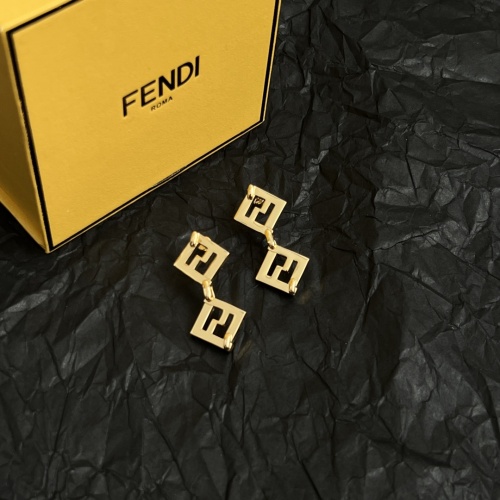 Wholesale Fendi Earrings For Women #1269935 $38.00 USD, Wholesale Quality Replica Fendi Earrings