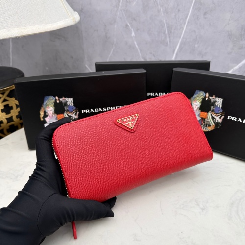 Replica Prada Wallets #1269970 $42.00 USD for Wholesale