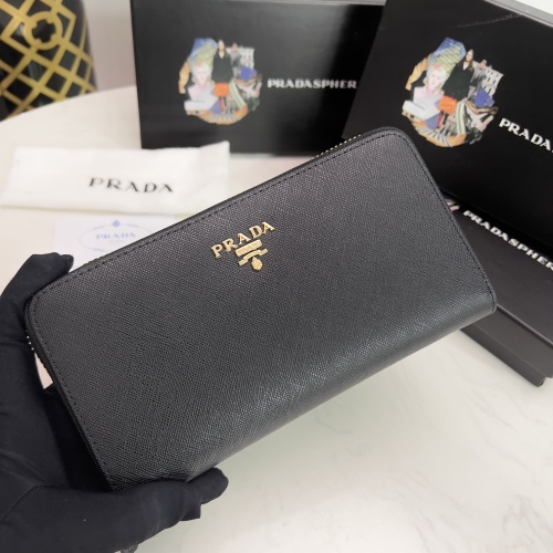 Replica Prada Wallets #1269980 $42.00 USD for Wholesale