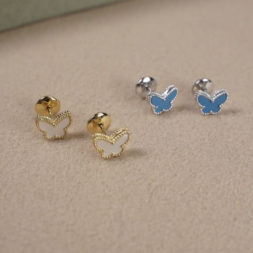 Replica Van Cleef & Arpels Earrings For Women #1269991 $48.00 USD for Wholesale